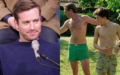 armie hammer nudes|Call Me By Your Name Screenwriter on Full Frontal Male Nudity